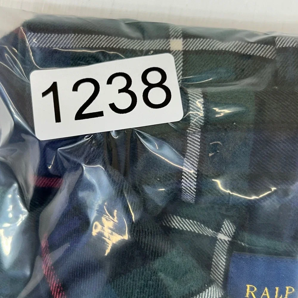 Polo Ralph Lauren Mens Classic Fit Performance Plaid Button Down Shirt Green S